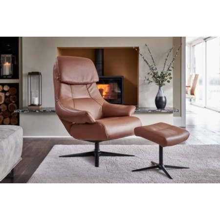 Sturtons - Sydney Swivel Recliner and Footstool